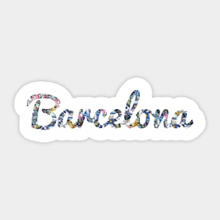 Barcelona Gaudi Mosaic Spain Sticker